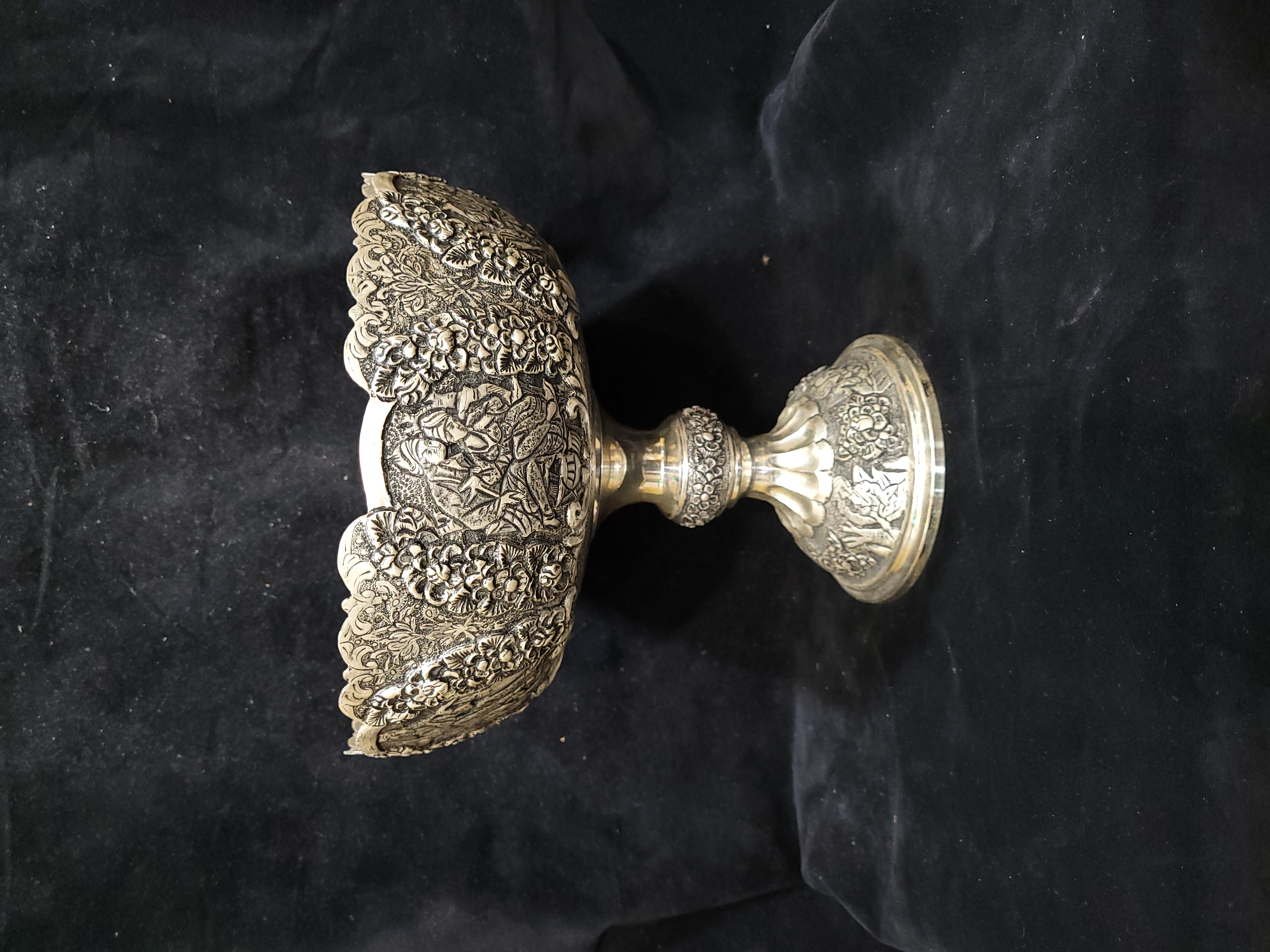 ظروف نقره (عیار ۸۴) قلم زنی دستساز